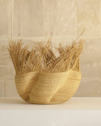Panier wavy furry herbe à elephant