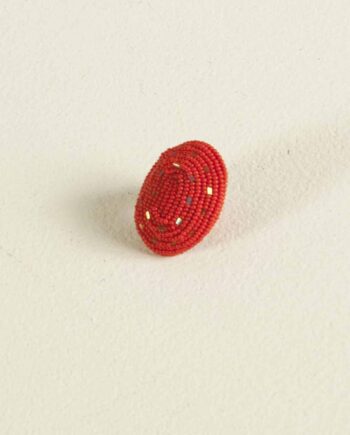 Bague Zoulou, Rouge, Afrique du Sud