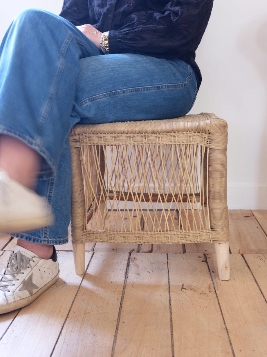 Tabouret du Malawi fait à la main