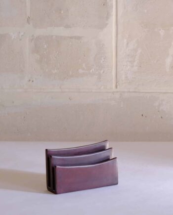 Letter-holder, dark brown, Kenya