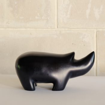 Rhinocéros, Kirafu, noir, pierre à savon, Kenya, ASART
