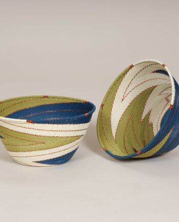 Deep bowl, telephone wire, Zulu, Cottage Color