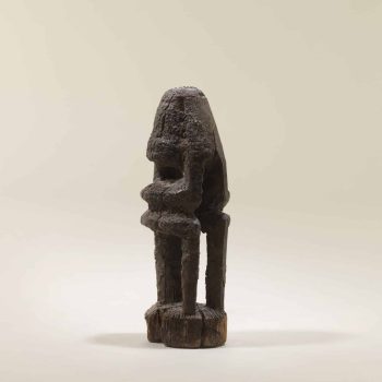 Ancienne statuette Dogon Mali personnage assis tête dans les mains