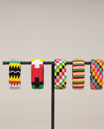 Bracelet Zoulou, perle, Afrique du Sud