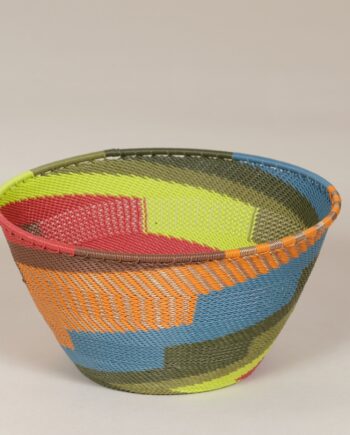 artisanat africain bol tressé