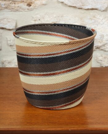 Pot, telephone wire, combo Cappuccino, South Africa, d 21 cm