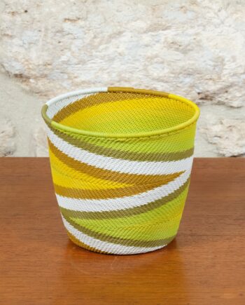 Pot, telephone wire, combo Lemon, South Africa, d 14 cm