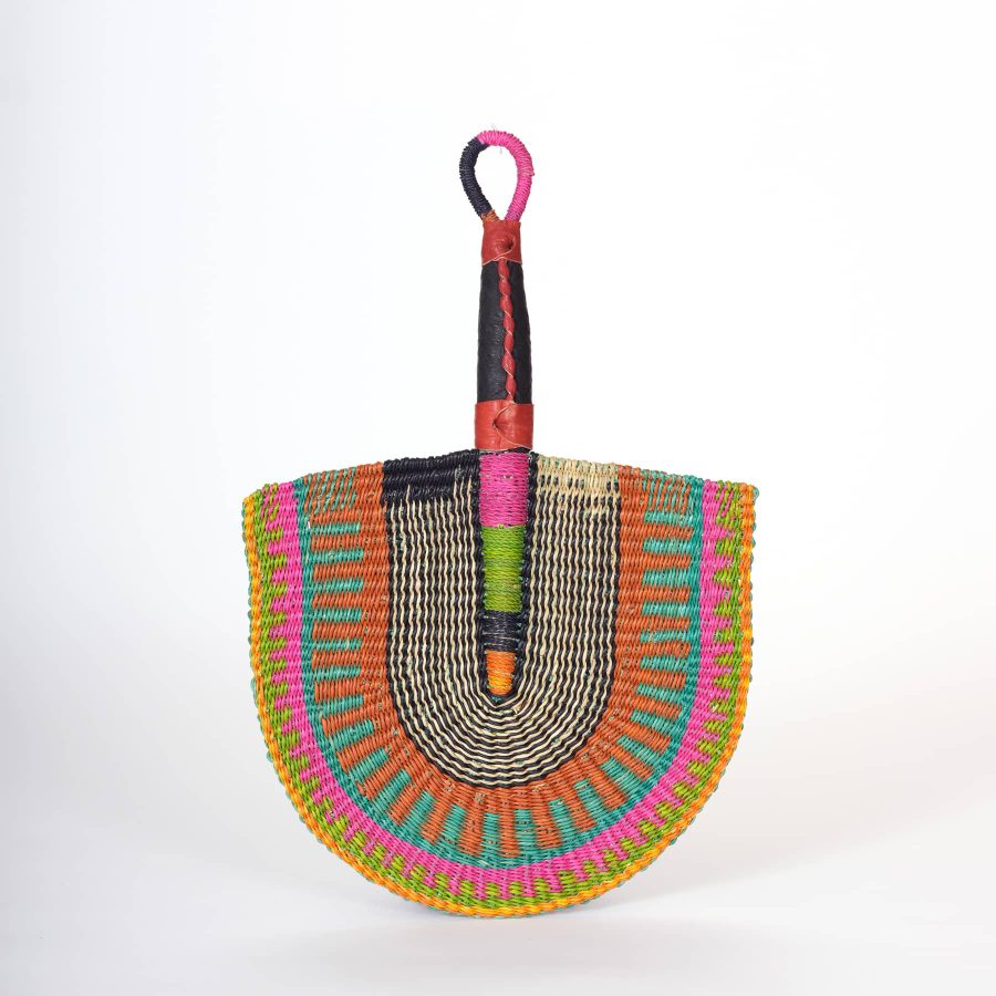 Straw fan from Ghana