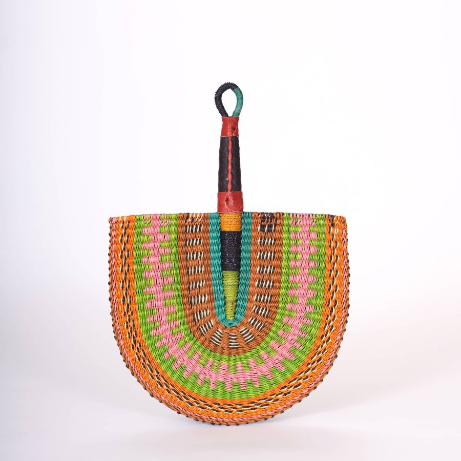 Straw fan from Ghana