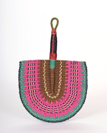 Eventail en paille du Ghana