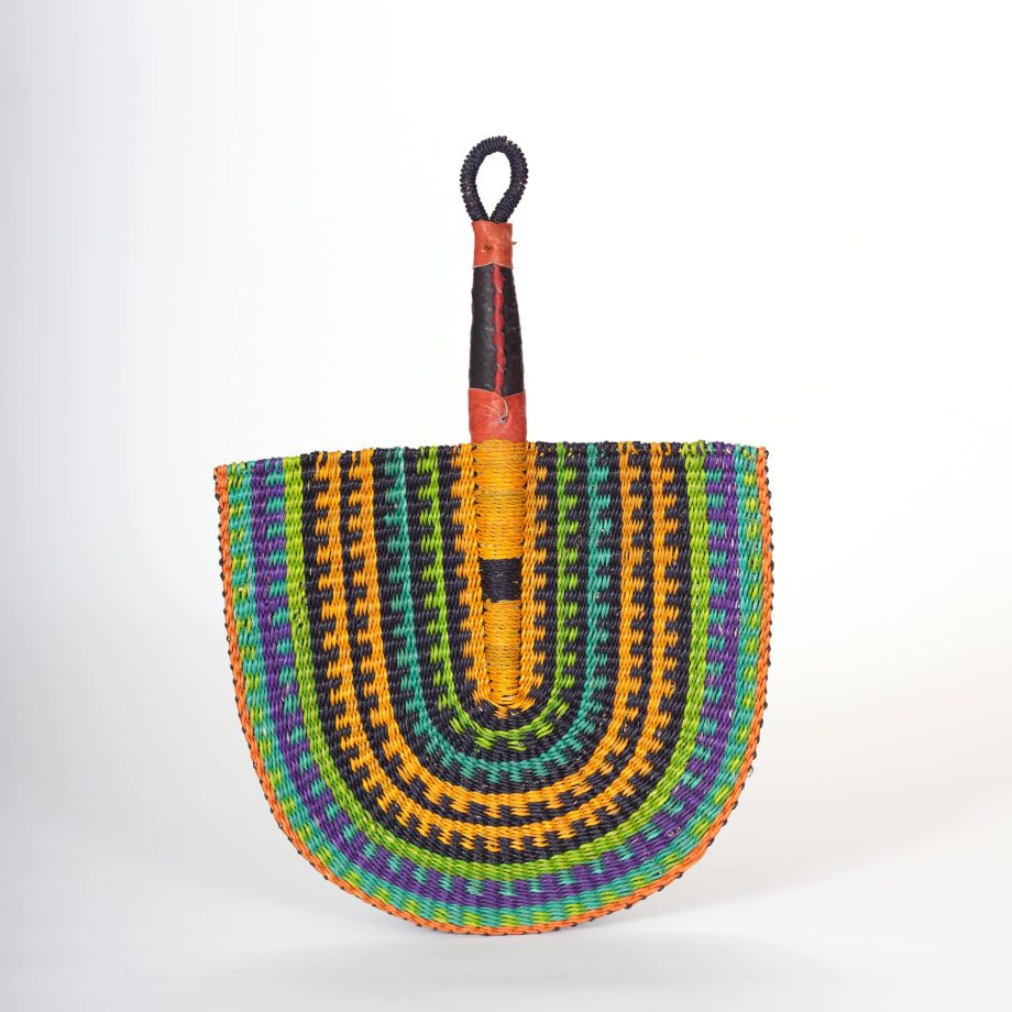 Straw fan from Ghana