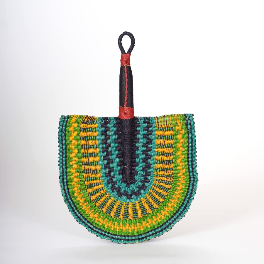 Straw fan from Ghana