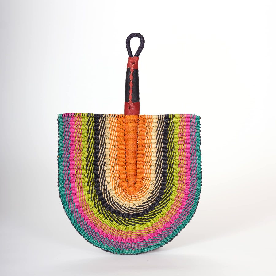 Straw fan from Ghana