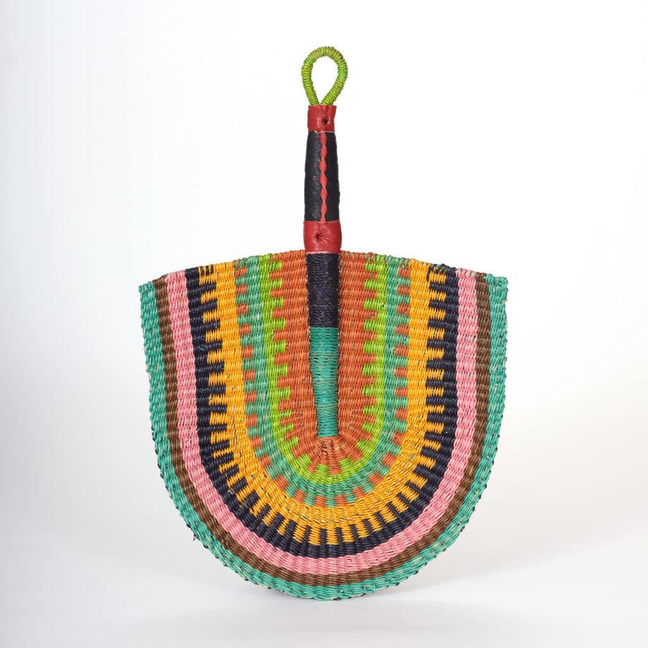 Straw fan from Ghana