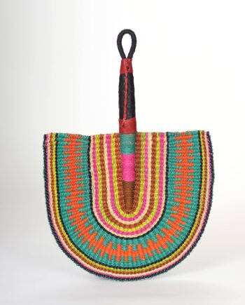 Eventail en paille du Ghana
