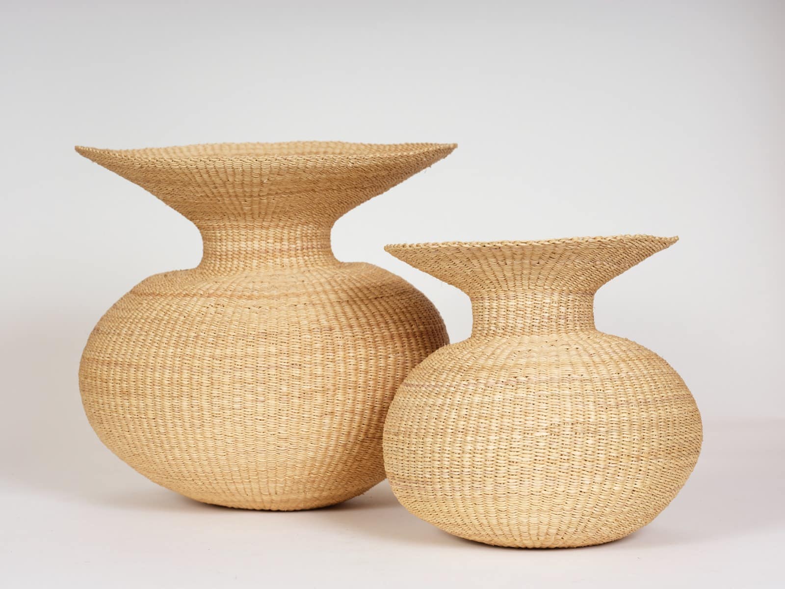 Ghana baskets 'Canari' Vase from Bolgatanga