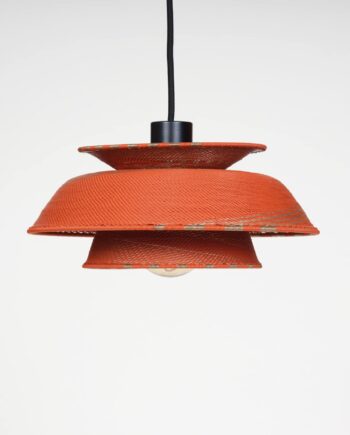 abat-jour artisanal suspension HYDRA capucine