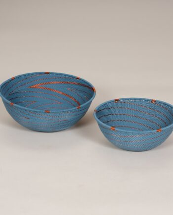 Telephone wire bowl, Zulu, Myrte color