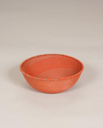 Telephone wire bowl, Zulu, Capucine color