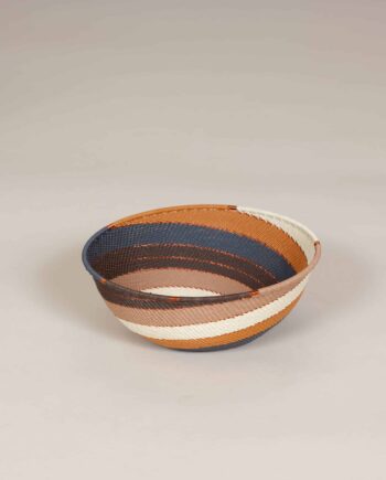Telephone wire bowl, Zulu, Moka color